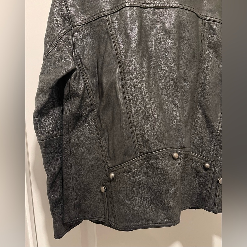 We The Free Jealousy Black Leather Jacket - Picture 6 of 16